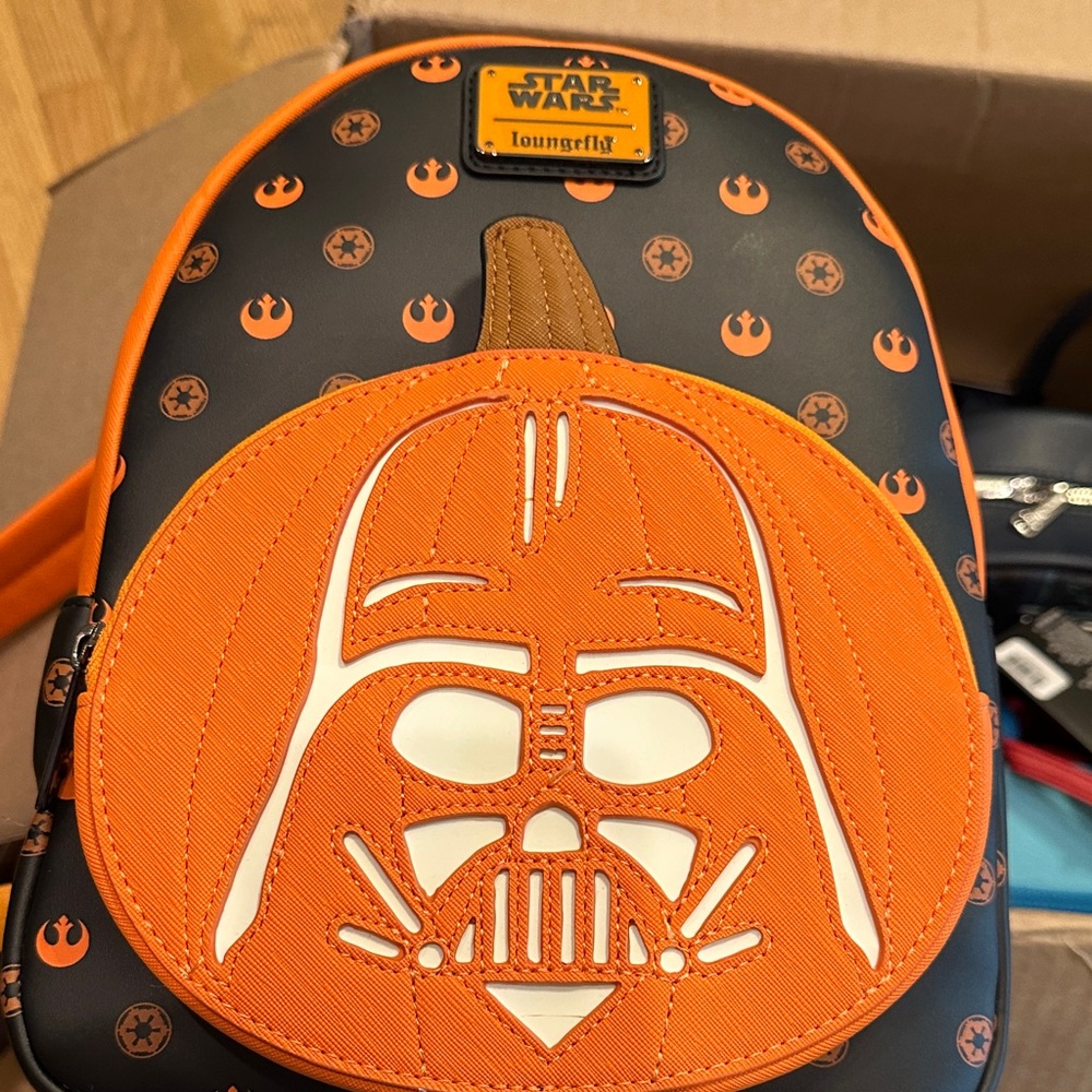 Loungefly Star Wars Darth Vader Pumpkin Backpack